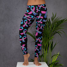 Load image into Gallery viewer, Thyroid Cancer Awareness Legging