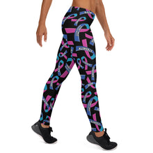 Load image into Gallery viewer, Thyroid Cancer Awareness Legging
