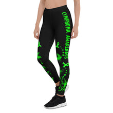 Load image into Gallery viewer, Lymphoma Awareness Legging