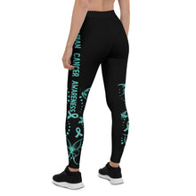 Load image into Gallery viewer, Ovarian Cancer Awareness Legging