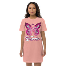 Load image into Gallery viewer, Breast Cancer Warrior Organic Dress