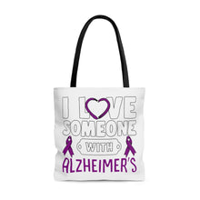 Load image into Gallery viewer, Alzheimer&#39;s Love Tote Bag

