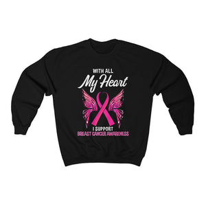 Breast Cancer My Heart Sweater