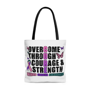 Cure Thyroid Cancer Tote Bag