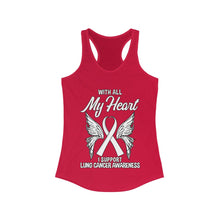 Load image into Gallery viewer, Lung Cancer My Heart Tank Top
