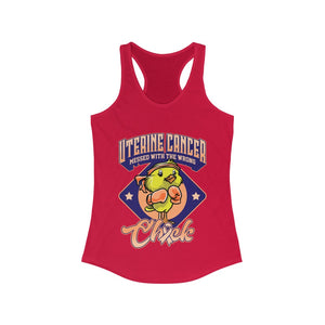 Uterine Cancer Chick Tank Top