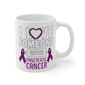 Pancreatic Cancer Love Mug