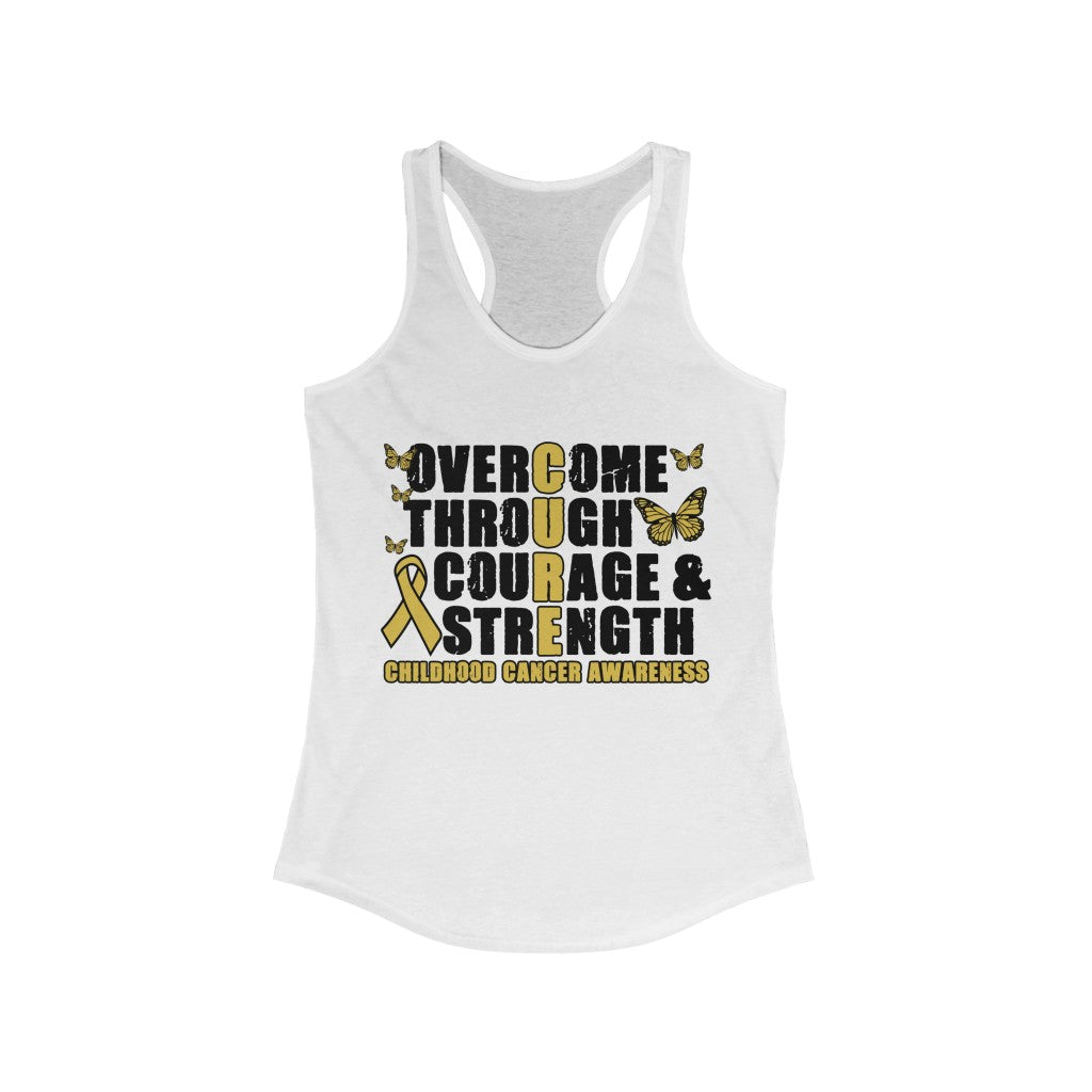 Overcome Childhood Cancer Tank Top