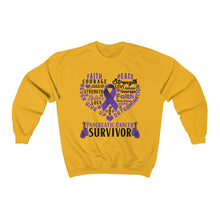 Load image into Gallery viewer, Pancreatic Cancer Survivor Sweater

