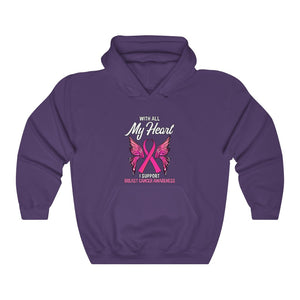 Breast Cancer My Heart Hoodie