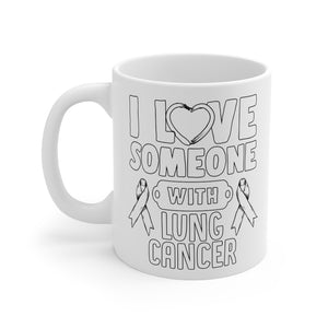 Lung Cancer Love Mug