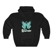 Load image into Gallery viewer, Ovarian Cancer Warrior Hoodie
