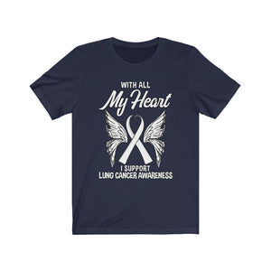 Lung Cancer My Heart T-shirt