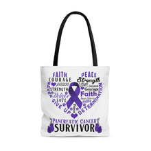 Load image into Gallery viewer, Pancreatic Cancer Survivor Tote Bag
