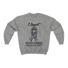 Load image into Gallery viewer, Brain Cancer Supporter Sweater
