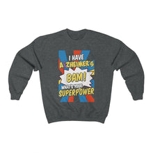 Load image into Gallery viewer, Alzheimer&#39;s Superpower Sweater

