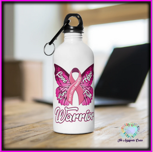 Breast Cancer Warrior Steel Bottle