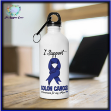 Load image into Gallery viewer, Colon Cancer Supporter Steel Bottle
