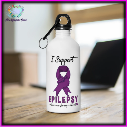 Epilepsy Supporter Steel Bottle