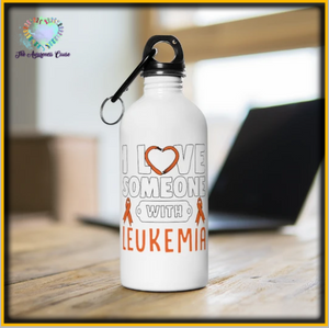Leukemia Love Steel Bottle