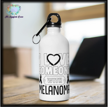 Load image into Gallery viewer, Melanoma Love Steel Bottle
