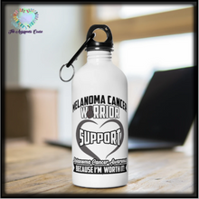 Load image into Gallery viewer, Support Melanoma Steel Bottle

