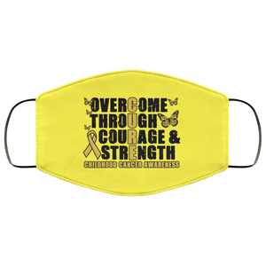 Overcome Childhood Cancer Face Mask