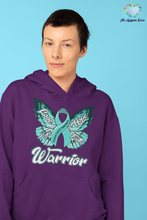 Load image into Gallery viewer, Ovarian Cancer Warrior Hoodie
