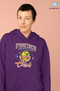 Uterine Cancer Chick Hoodie