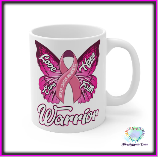 Breast Cancer Warrior Mug
