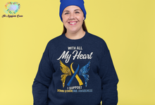 Load image into Gallery viewer, Down Syndrome My Heart Sweater
