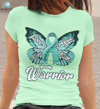 Load image into Gallery viewer, Ovarian Cancer Warrior T-shirt
