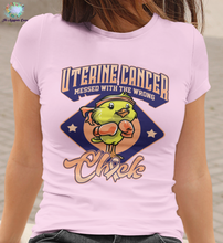 Load image into Gallery viewer, Uterine Cancer Chick T-Shirt
