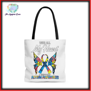 Autism My Heart Tote Bag