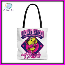 Load image into Gallery viewer, Breast Cancer Chick Tote Bag
