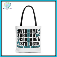Load image into Gallery viewer, Cure Ovarian Cancer Tote Bag
