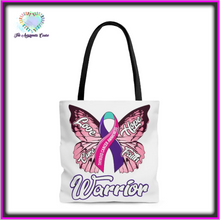 Load image into Gallery viewer, Thyroid Cancer Warrior Tote Bag
