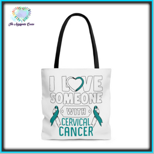 Cervical Cancer Love Tote Bag