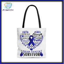 Load image into Gallery viewer, Colon Cancer Survivor Tote Bag
