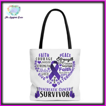 Load image into Gallery viewer, Pancreatic Cancer Survivor Tote Bag
