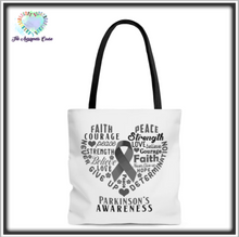 Load image into Gallery viewer, Parkinson&#39;s Awareness Tote Bag
