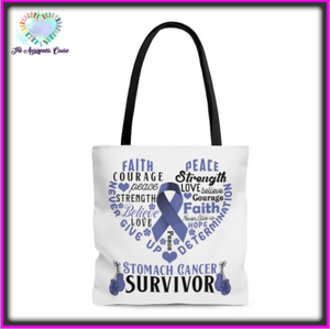 Stomach Cancer Survivor Tote Bag