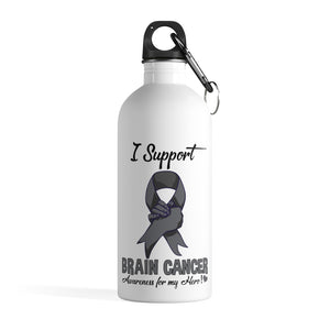 Brain Cancer Supporter Steel Bottle