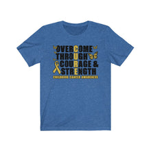 Load image into Gallery viewer, Overcome Childhood Cancer Tee
