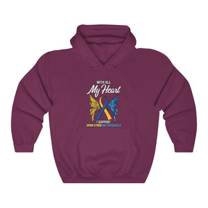 Down Syndrome My Heart Hoodie