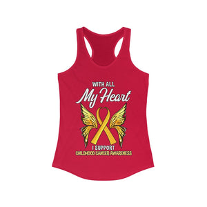Childhood Cancer My Heart Tank Top