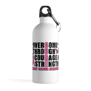 Cure Breast Cancer Steel Bottle