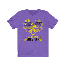 Load image into Gallery viewer, Sarcoma Survivor T-shirt
