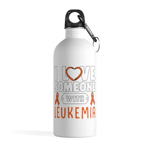 Leukemia Love Steel Bottle