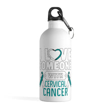 Load image into Gallery viewer, Cervical Cancer Love Steel Bottle
